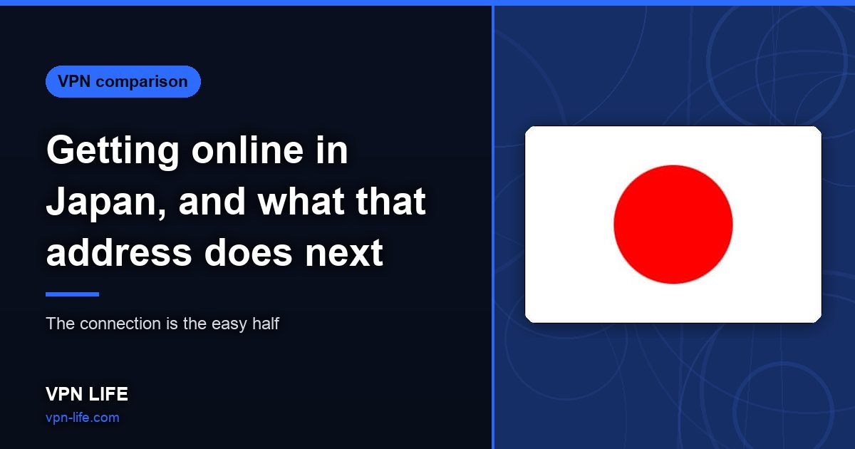 Getting online in Japan, and what that address does next