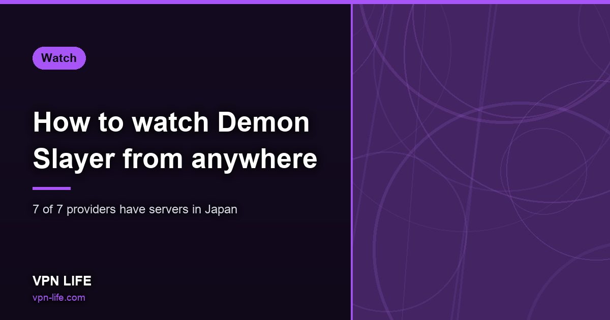How to watch Demon Slayer from anywhere