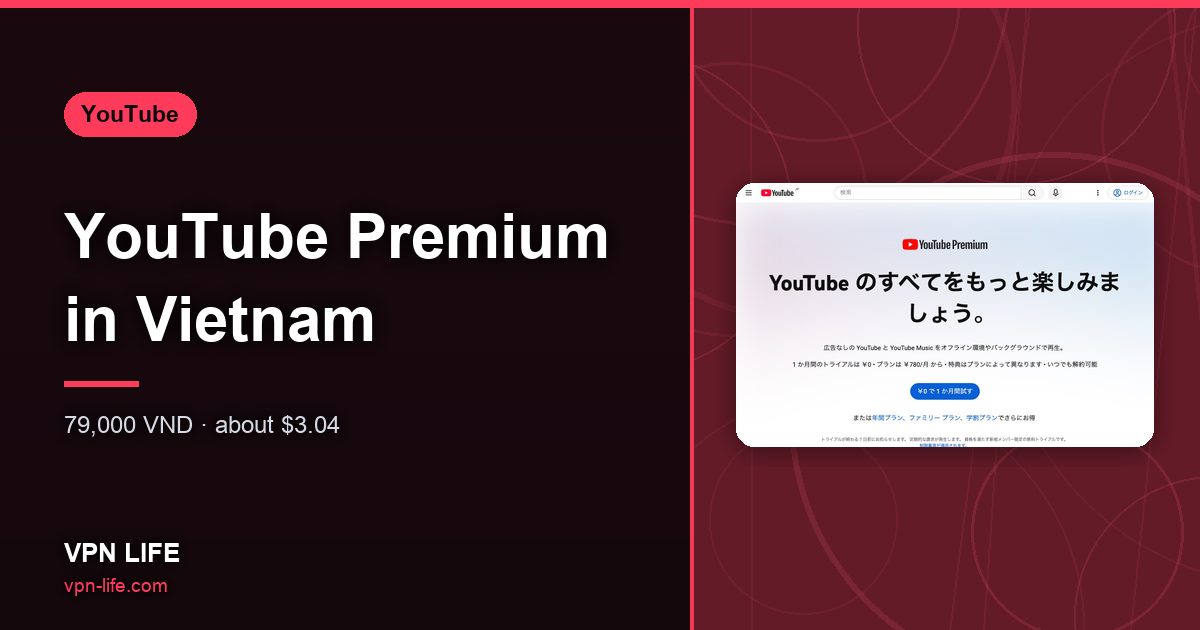 YouTube Premium in Vietnam