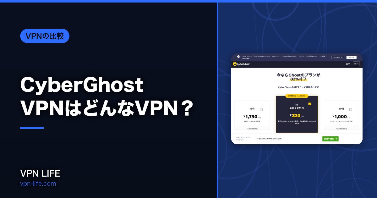 CyberGhost VPNはどんなVPN？対応国・返金・同時接続を公式データで確かめました