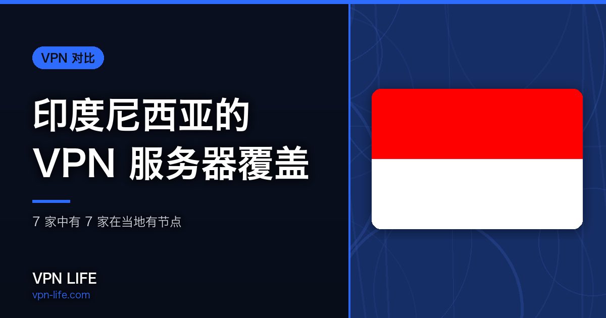 印度尼西亚的 VPN 服务器覆盖