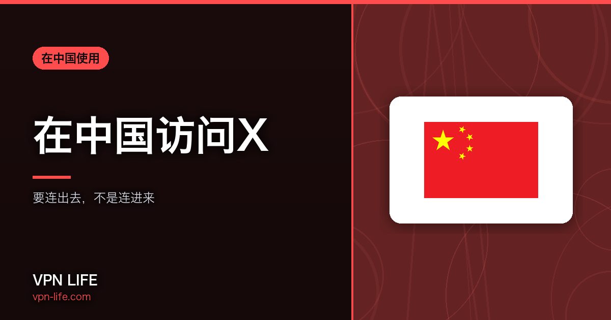 在中国访问X（推特）