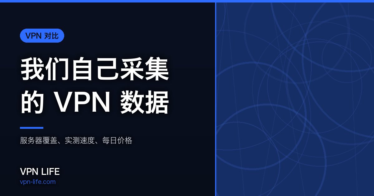 我们自己采集的 VPN 数据