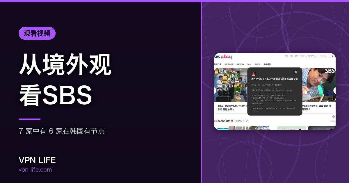 从境外观看SBS