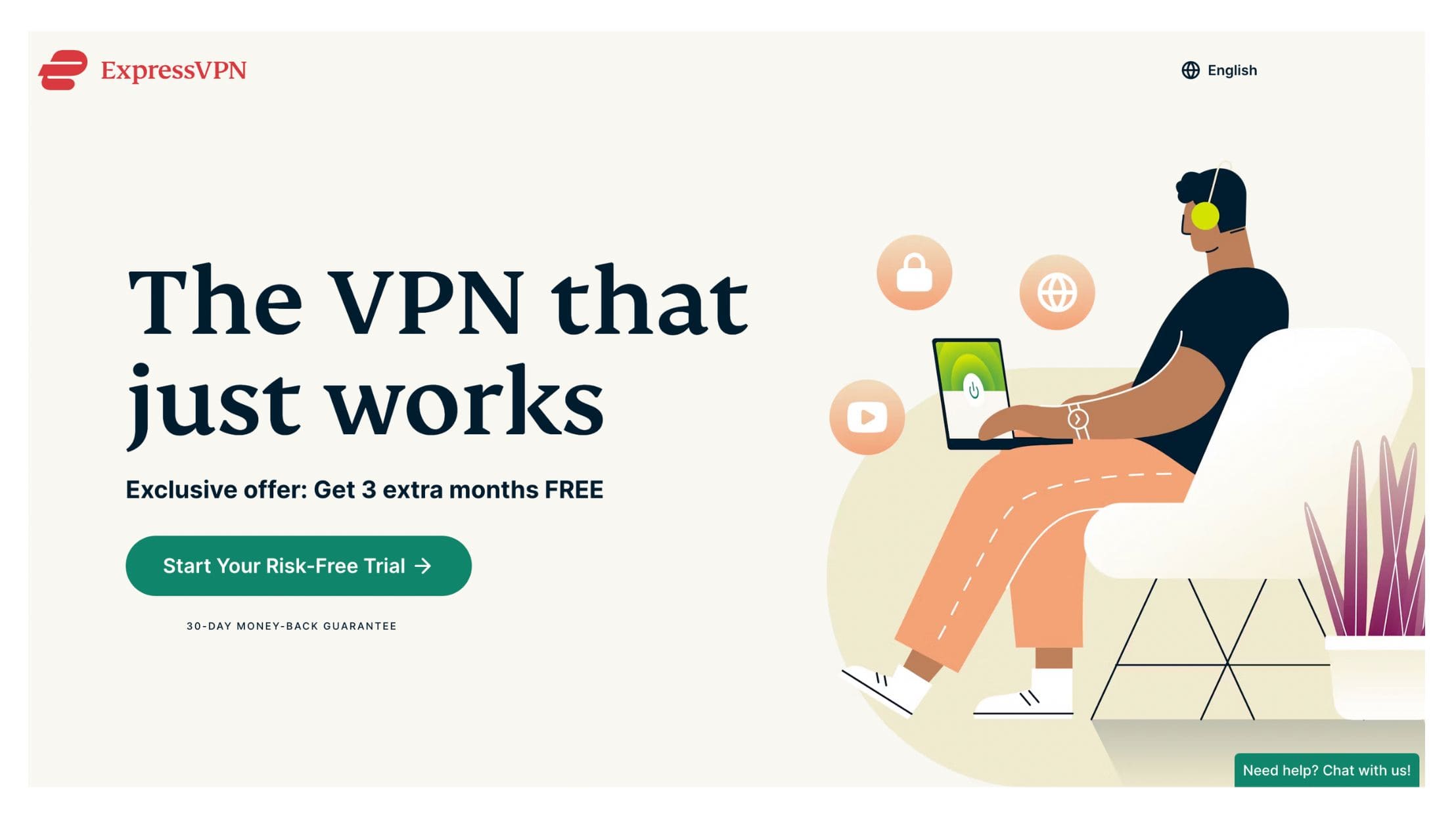 ExpressVPNの公式サイト